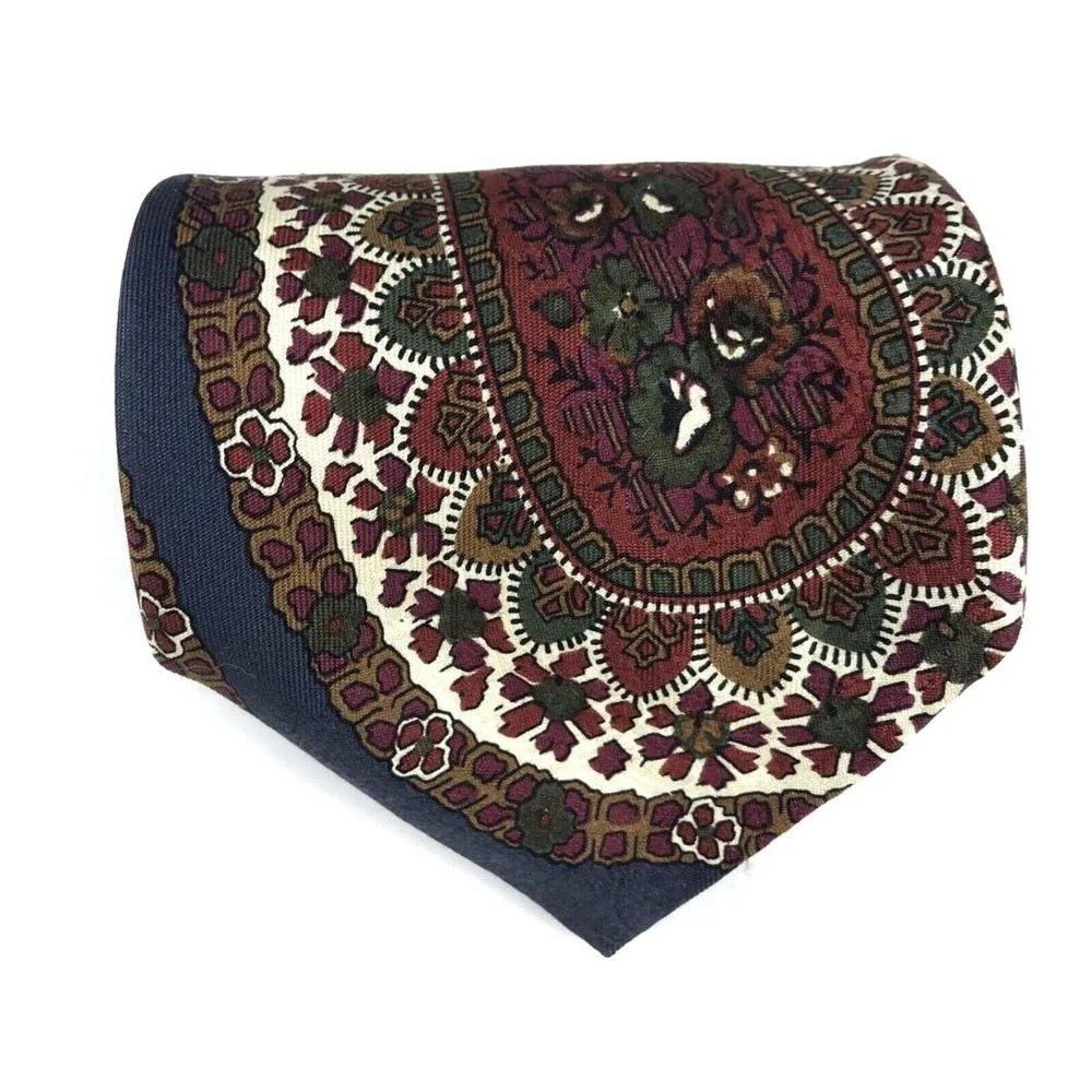 Robert Talbott For Nordstrom Men's Hand-sewn Silk Printed Italy Paisley Necktie